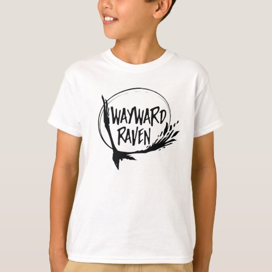 T-shirt van het Kind Wayward Raven (Voorkant)