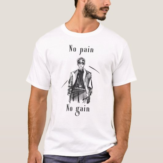 T-shirt van het man (Voorkant)