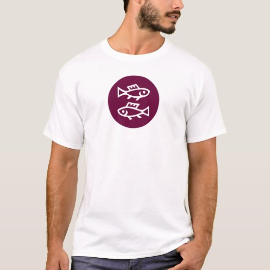 T-shirt van het pisces (Voorkant)