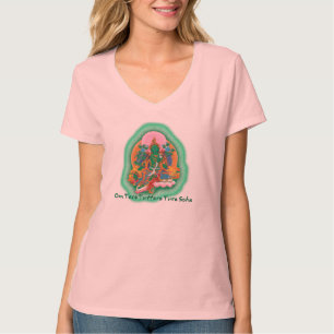 T-shirt van het Vrouw Green Tara