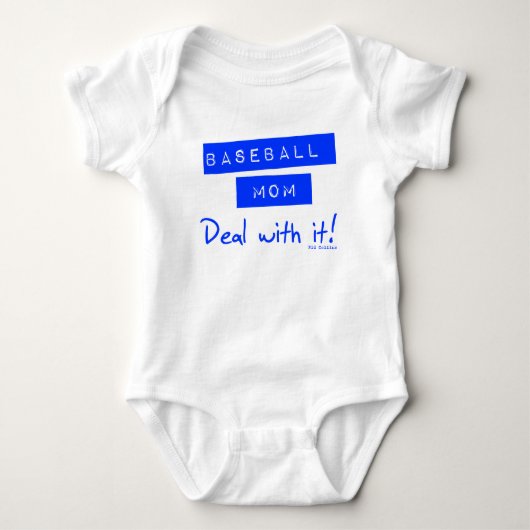 T-shirt van honkbalmama (Voorkant)