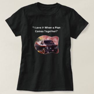 T-shirt Van Inspiré par l'équipe A Design Retro TV 80s