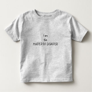 T-SHIRT van kind-"IK BEN DE "MASTER VAN DE RAMP"