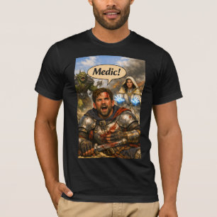 T-shirt van Klerik Genezer Vechters
