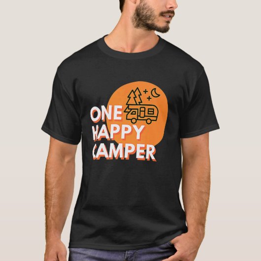 T-shirt Van Life Camping Camper Travel Bus Nature Adventur (Devant)