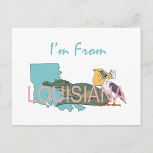 T-SHIRT van Louisiana Briefkaart