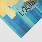 T-SHIRT van Louisiana Tissuepapier (Detail)