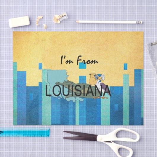 T-SHIRT van Louisiana Tissuepapier (Craft)