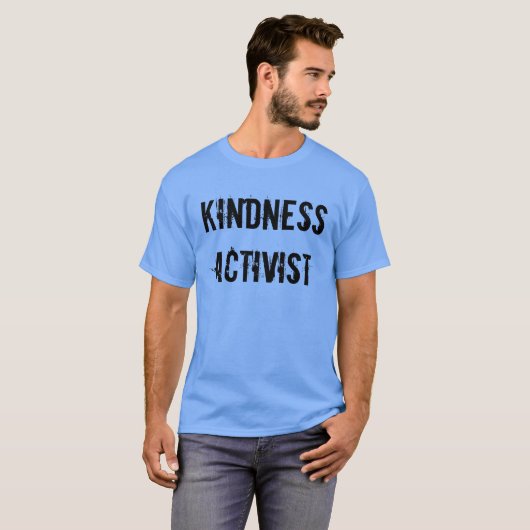 T-shirt van Mannen van Kindness Activist (Voorkant volledig)