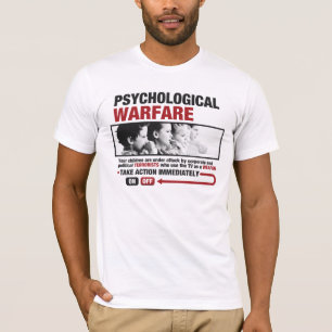T-shirt van Mannen van psychologische oorlogvoerin