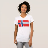 T-shirt van Noorwegen (Voorkant volledig)