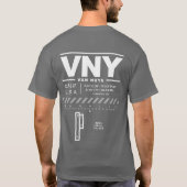T-shirt Van Nuys Airport VNY (Dos)