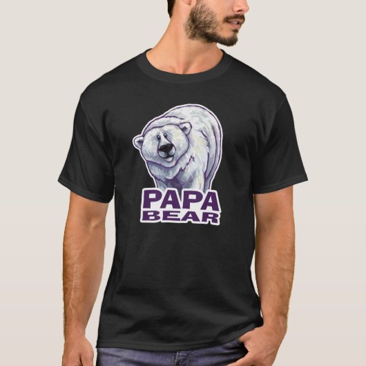 T-shirt van Polar Papa-Beren (Voorkant)