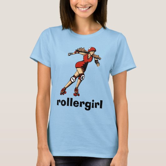 T-shirt van Rollergirl (Voorkant)