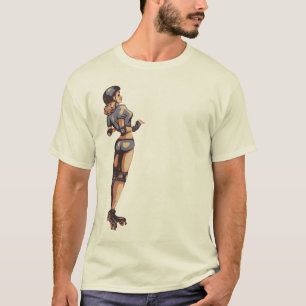 T-shirt van Rollergirl
