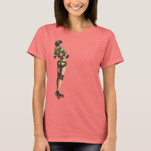 T-shirt van Rollergirl