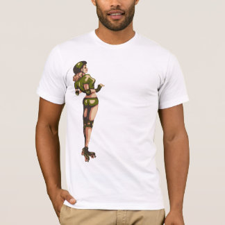 T-shirt van Rollergirl