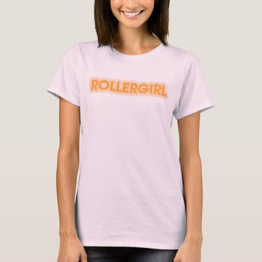 T-shirt van Rollergirl (Voorkant)