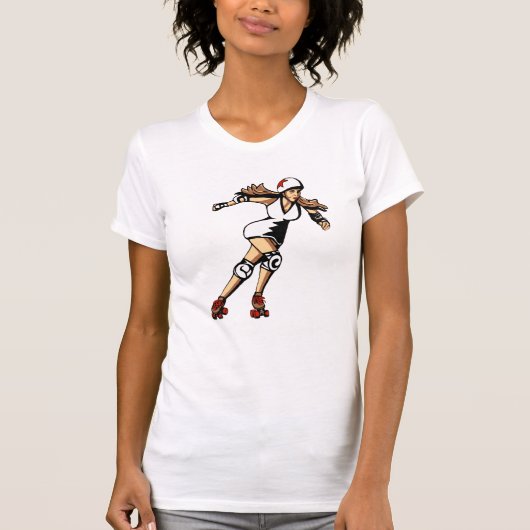 T-shirt van Rollergirl (Voorkant)