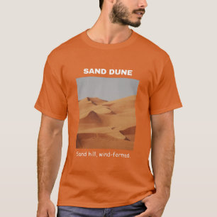 T-shirt van Sand Dune Geography in Texaans Sinaasa