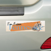 T-SHIRT van Tennessee Bumpersticker (Op auto)