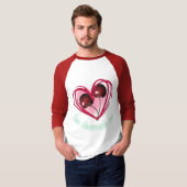 T-shirt van valentijns (Voorkant volledig)