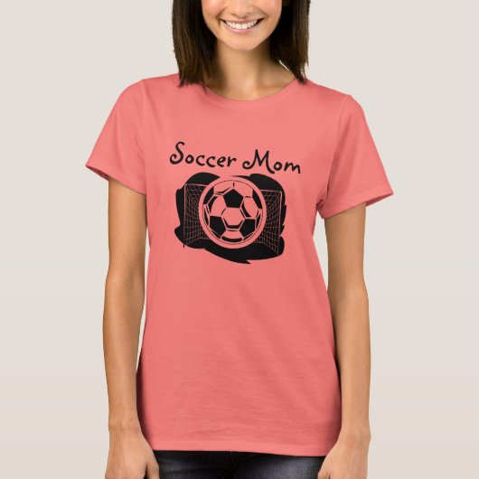T-shirt van Voetbal Mam Ringer (Voorkant)
