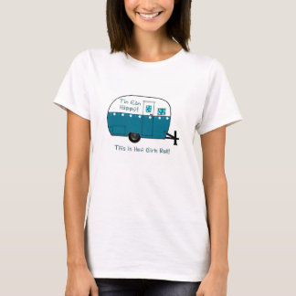 T-shirt VAN VROUWEN | Retro Camper Trailer
