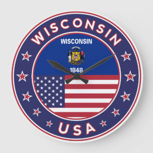 T-shirt van Wisconsin, Grote Klok