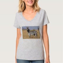 T-shirt van Zebras en paarden
