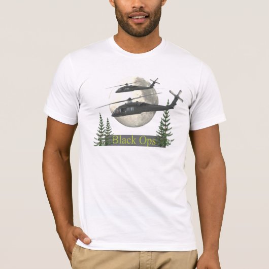 T-shirt van zwarte ops (Voorkant)