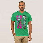 T-shirt Vana DeVinyl™/Sifflets/Green (Devant entier)