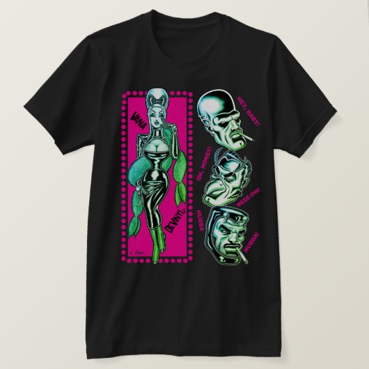 T-shirt Vana DeVinyl™/Sifflets grossiers (Design devant)