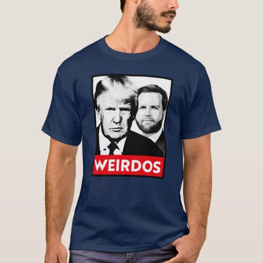 T-shirt Vance anti-Trump - Weirdos (Devant)