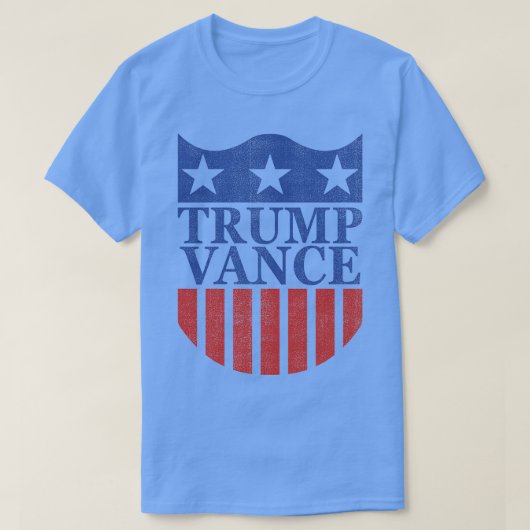 T-shirt Vance vintage avec America Shield (Design devant)