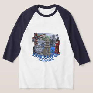 T-shirt Vancouver Canada Monument Vancouver Jersey Tee