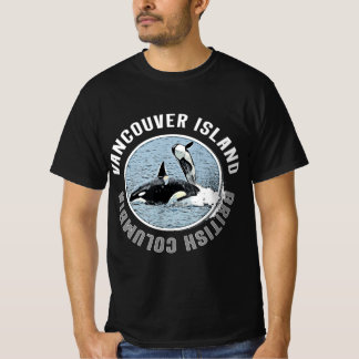 T-shirt Vancouver Island BC Canada Orca Whales Adventure K