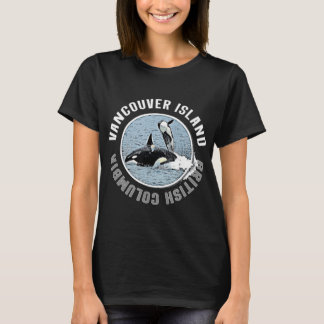 T-shirt Vancouver Island BC Canada Orca Whales Adventure K