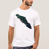 T-shirt Vancouver Island West Coast Design (Devant)