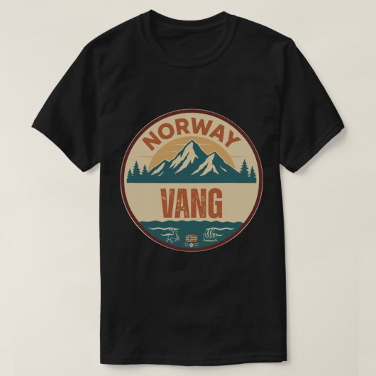 T-shirt Vang, Norge Norvège (Design devant)