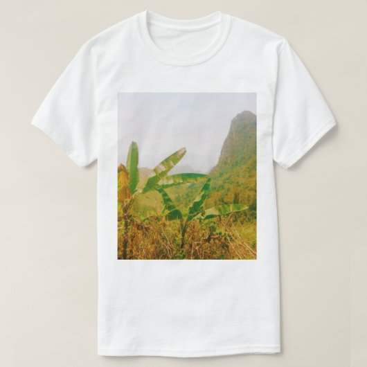 T-shirt Vang Vieng Trail - Laos (Design devant)