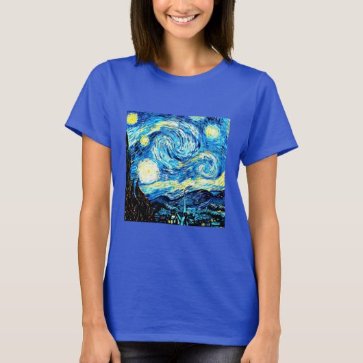 T-shirt VanGogh, Nuit étoilée (Devant)