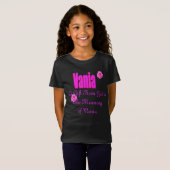 T-Shirt Vania Girls Name Logo, (Devant entier)