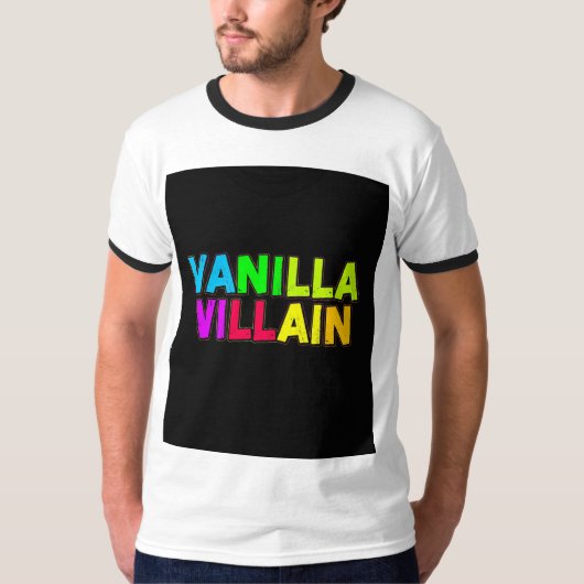 T-shirt Vanilla Villain .t-shirt (Devant)