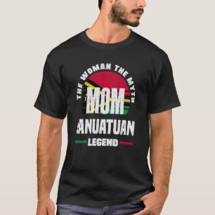 T-shirt Vanuatu Vanuatu Pavillon de Vanuatu Fête des mères