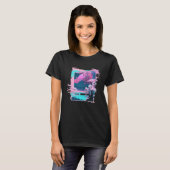 T-shirt Vaperwave Aesthetic Glitch Retrowave Synthwave 7 (Devant entier)