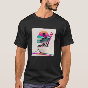 T-shirt Vaperwave Aesthétique Glitch Retrowave Synthwave 1