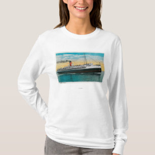 T-shirt Vapeur "Avalon" à l'île de Père Noël Catalina