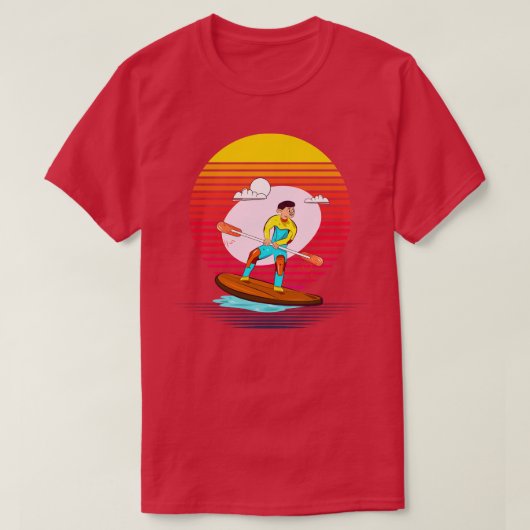 T-shirt Vapeur de paddleboard (Design devant)