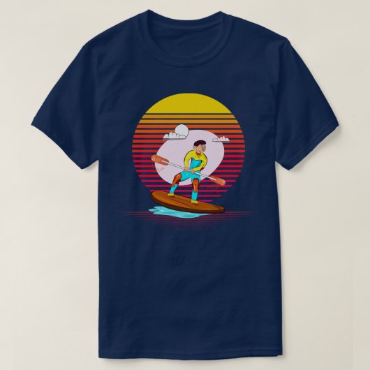 T-shirt Vapeur de paddleboard (Design devant)
